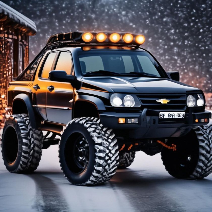 Заниженная Нива Шевроле