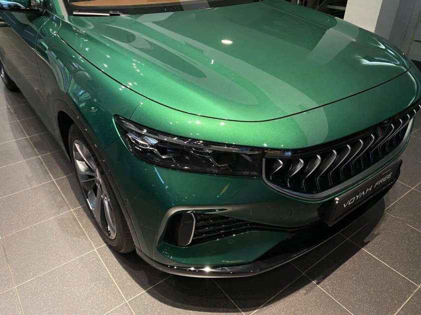 Авто цвет voyah free lt7 Jadeite Green