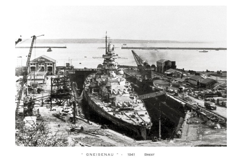 Gneisenau 1936 на дне