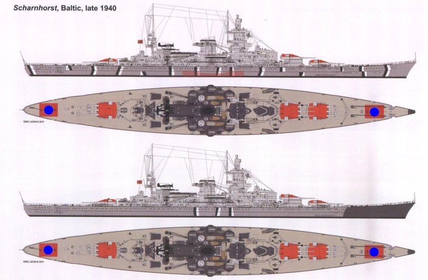 Линкор Шарнхорст 1936