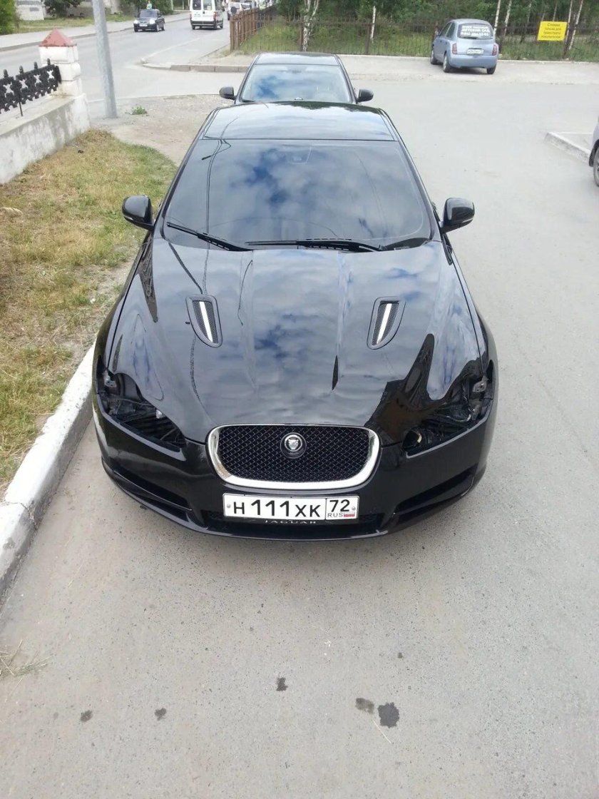 Jaguar XF 2008 антихром