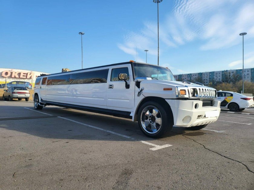 Лимузины белые хаммер h2