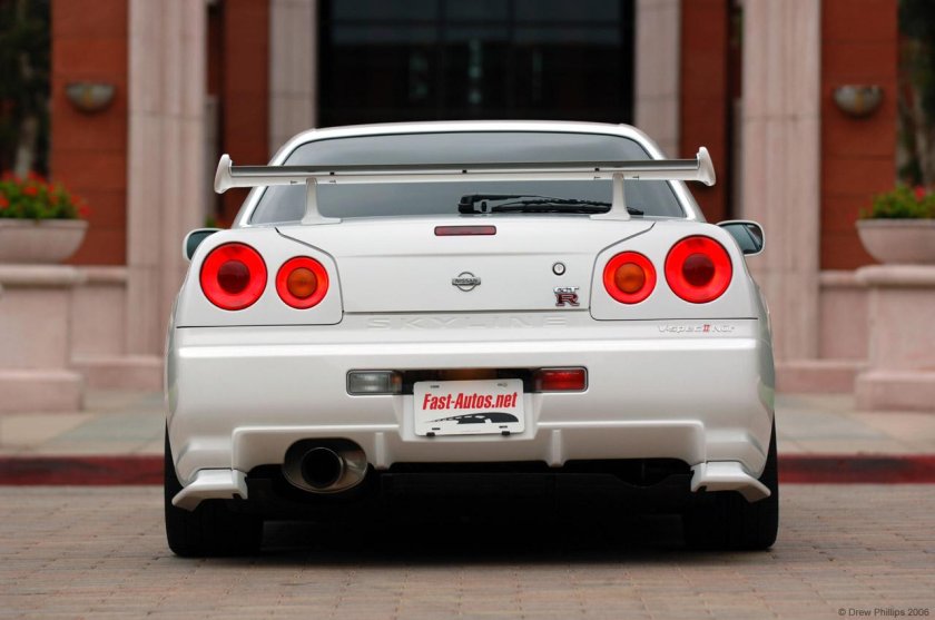 Nissan Skyline GTR r34 зад