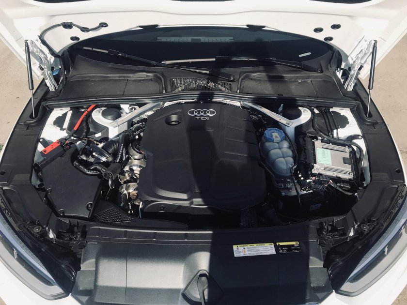 Audi a5 подкапотка