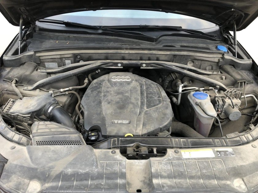Мойка подкапотного пространства Audi a4 b8