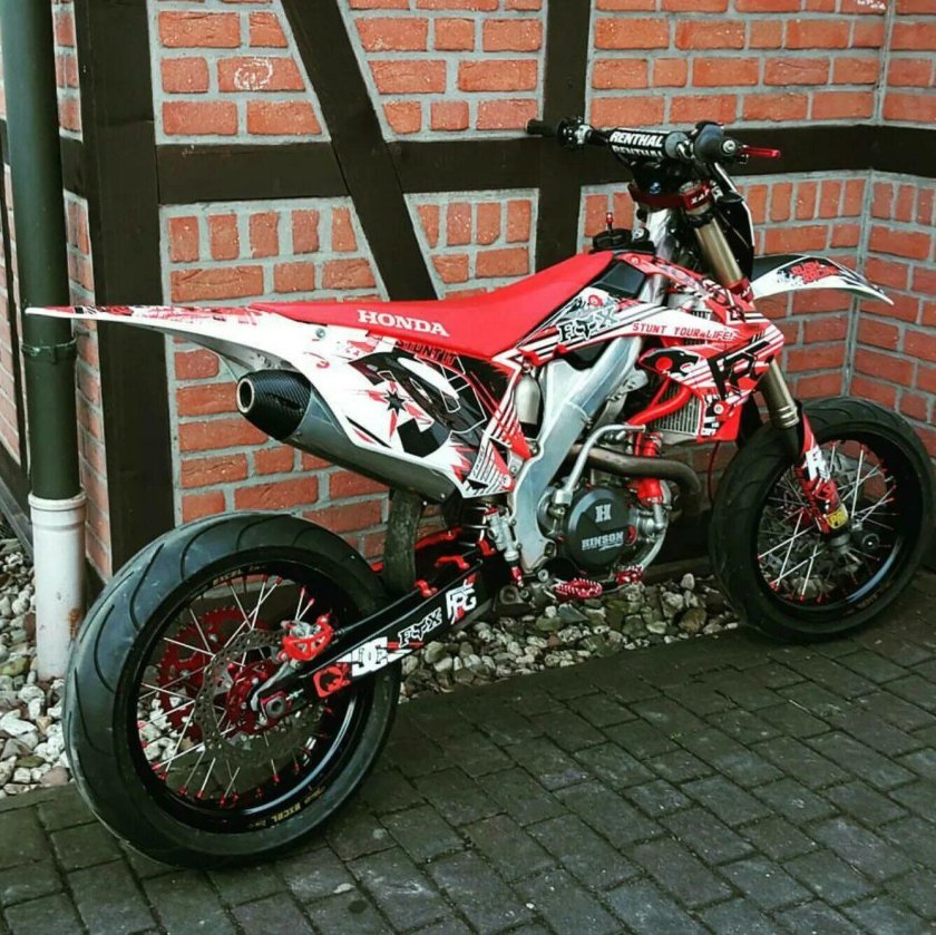 Honda crf450r Supermoto