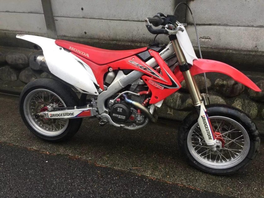 Honda crf450r motard