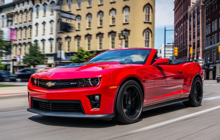 Chevrolet Camaro zl1 красный