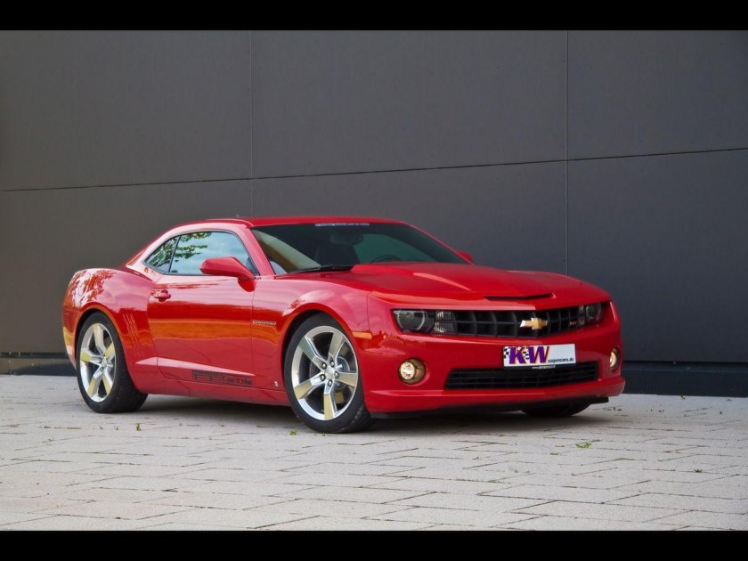 Chevrolet Camaro SS красная