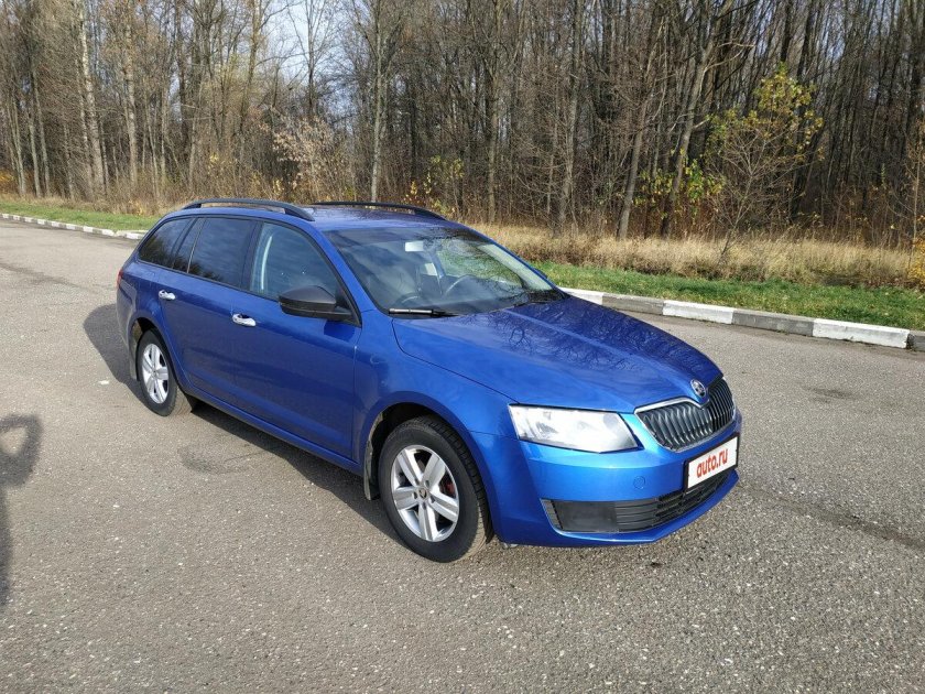 Skoda Octavia 2014 синяя