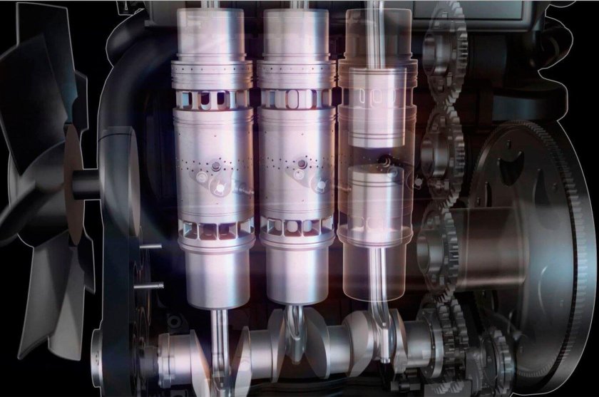 Двигатель 5тдф поршень