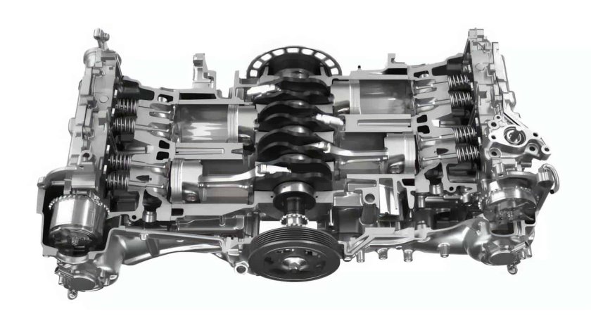 Оппозитный ДВС Субару