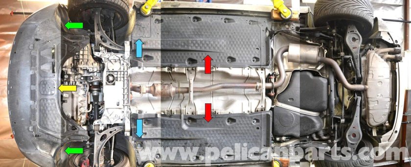 Форд фокус 2 1.6 снизу