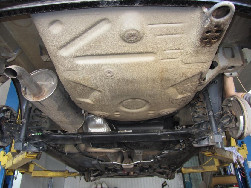 Днище volkswagen polo