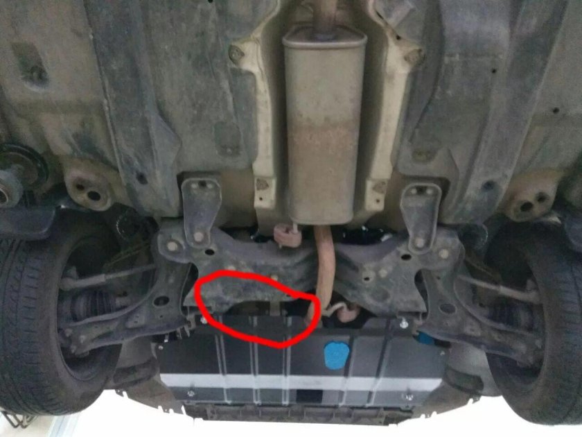 Днище Volkswagen Polo