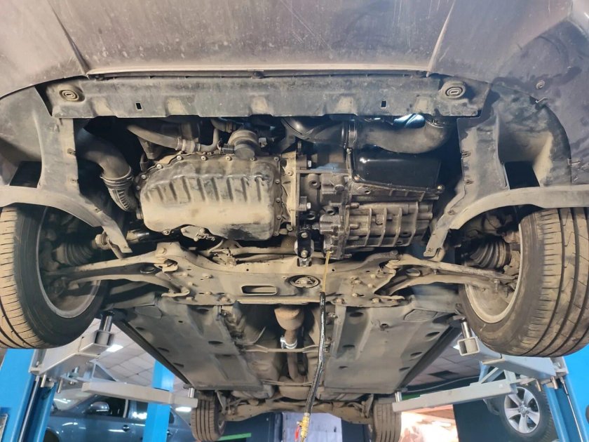 Лачетти вид снизу