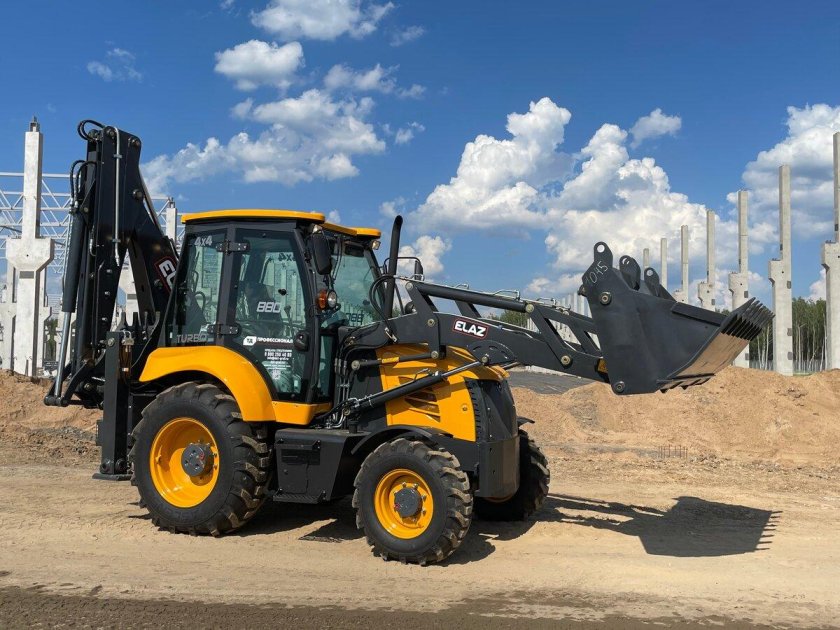 Экскаватор погрузчик cukurova 888