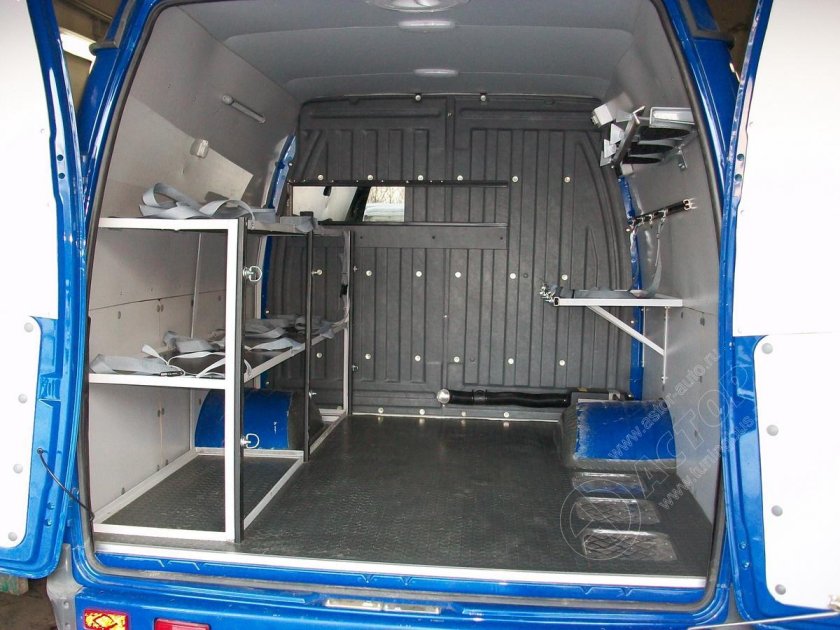 ГАЗ 2705 обшивка фургона алюминием