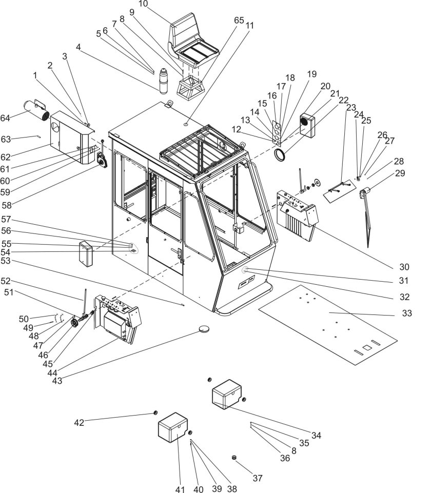 ДЭК 321 краны кабина управления