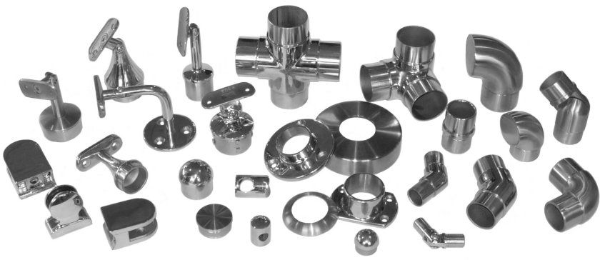 Фурнитура для перил из нержавейки Leroy Merlin