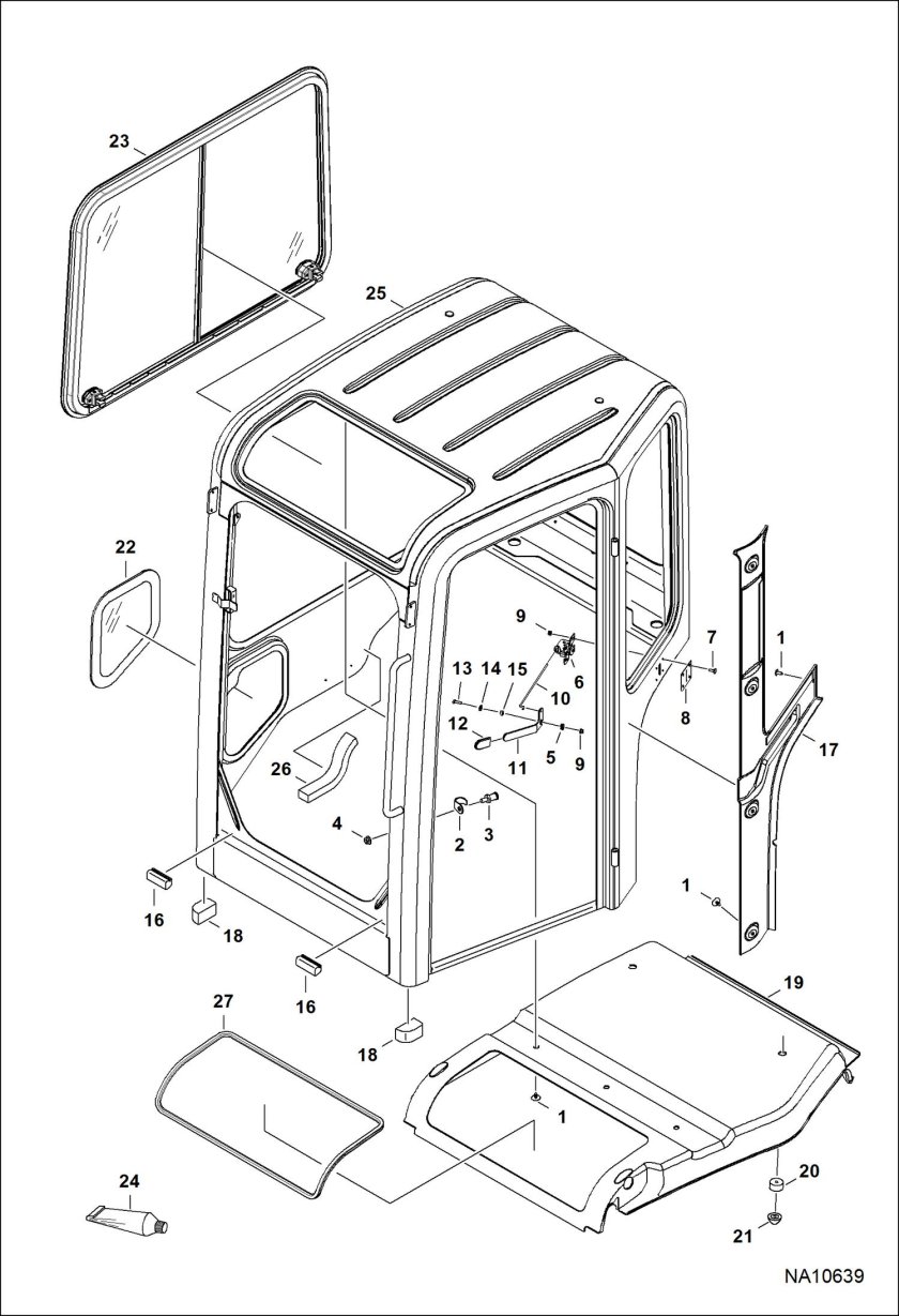 Дверь сетка на Bobcat.