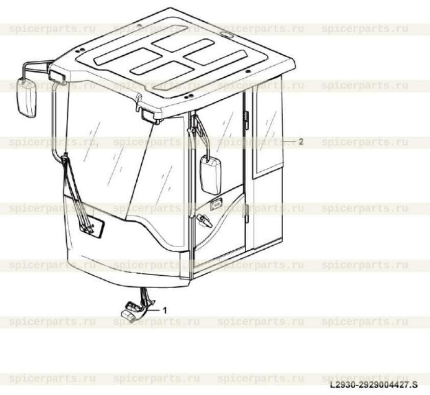 Фронтальный погрузчик sdlg