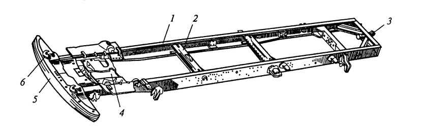 Лонжерон рамы ГАЗ-3307