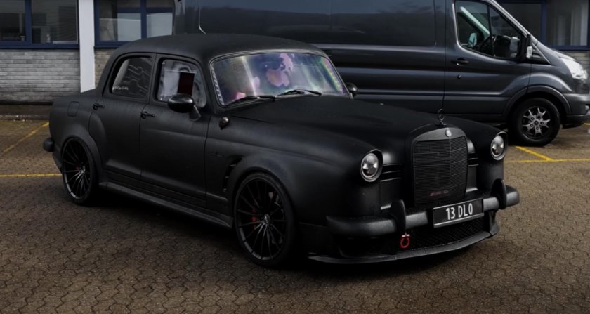 1961 mercedes ponton c63 amg