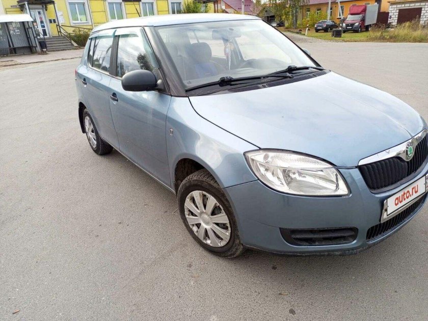 Шкода Фабия 2 универсал серый