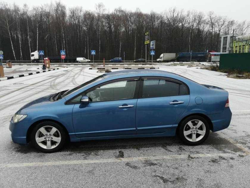 Хонда Цивик 2008 темно синий