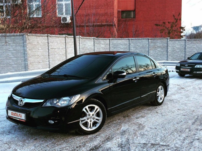 Honda Civic 2008 седан черный