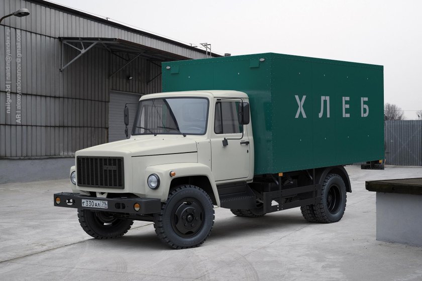 ГАЗ 3307 хлебный фургон