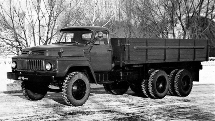 ГАЗ 53 трехосный