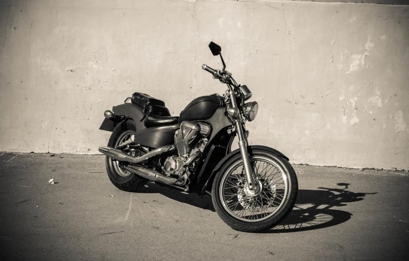 Мотоцикл хром