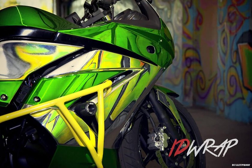 Кавасаки ниндзя 300 в плёнке