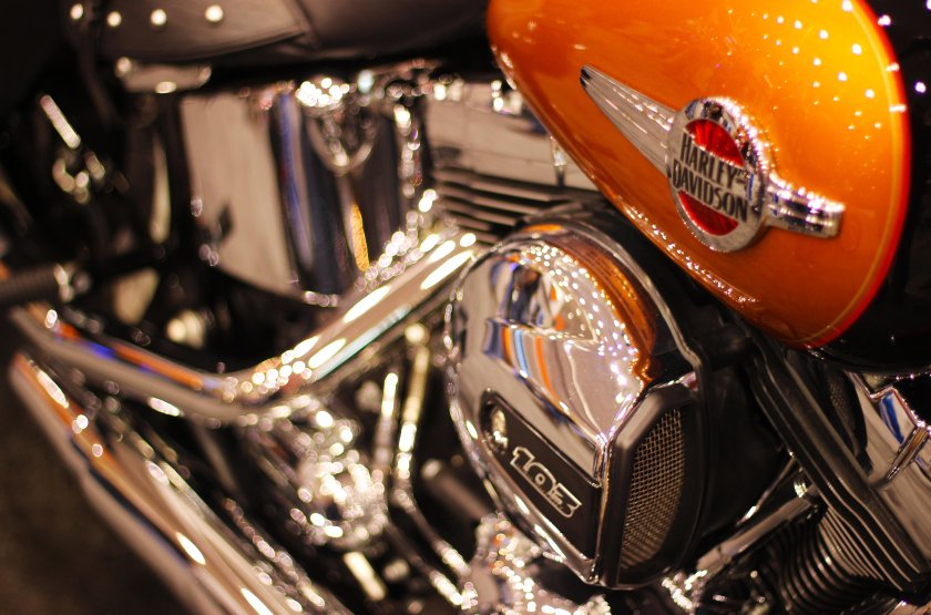 Хромированный Харлей