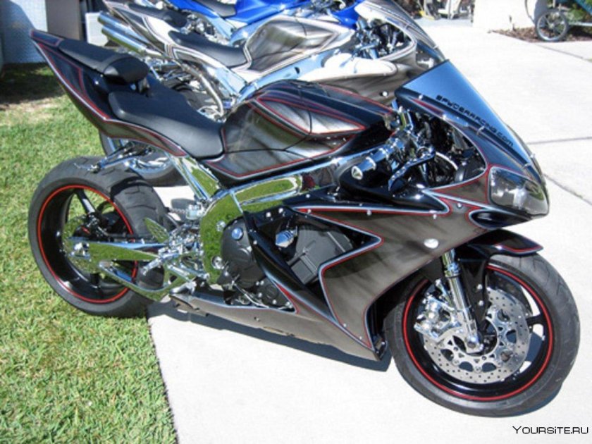 Хромированная Ямаха р 1