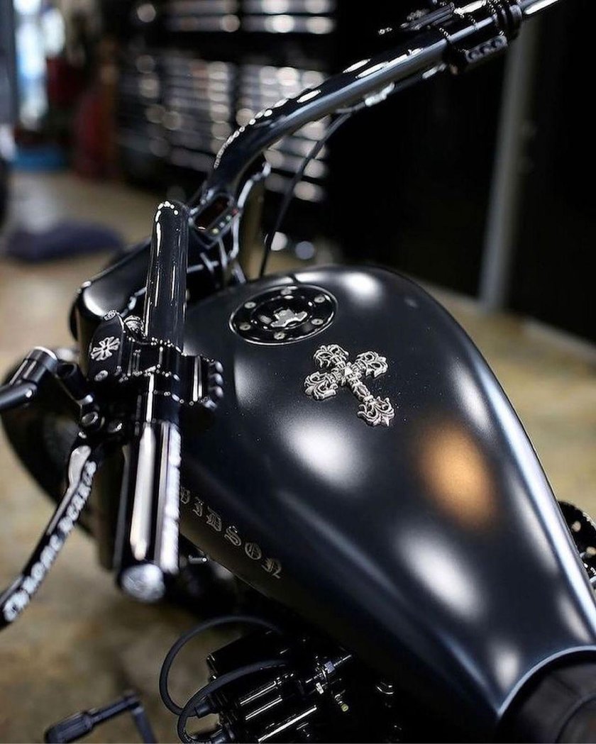 Мотоцикл хром