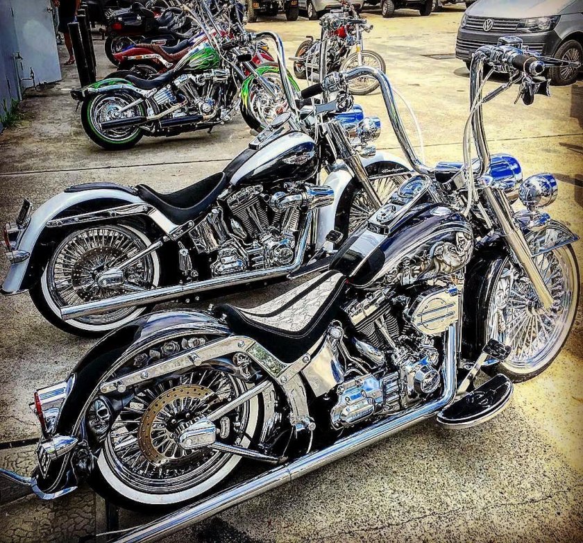 Harley Davidson Softail Chicano