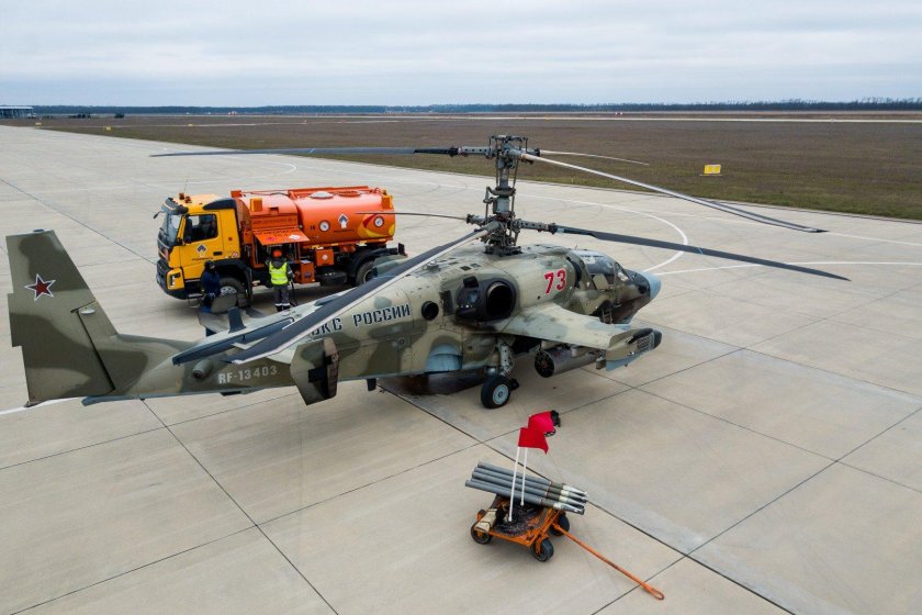 Вертолёт к-52 Аллигатор