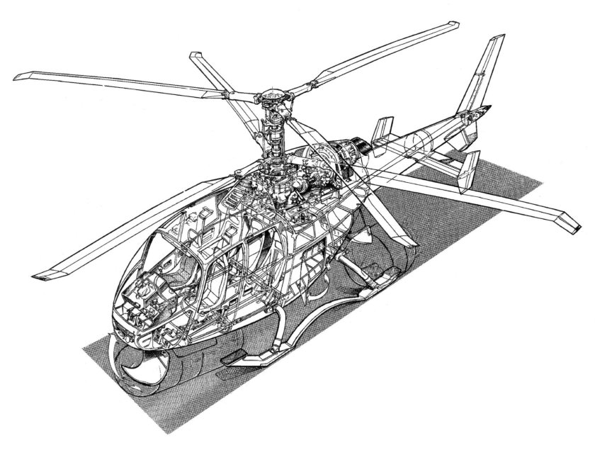 Компоновочная схема ми-28
