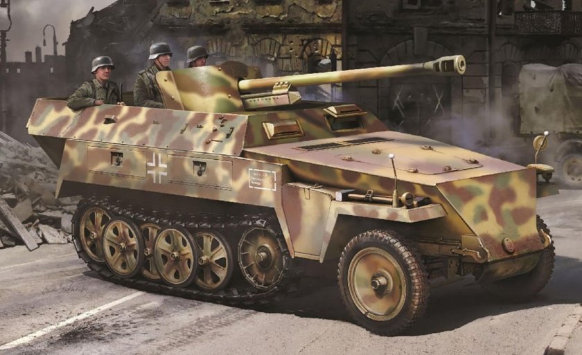 Немецкий бронетранспортер второй мировой