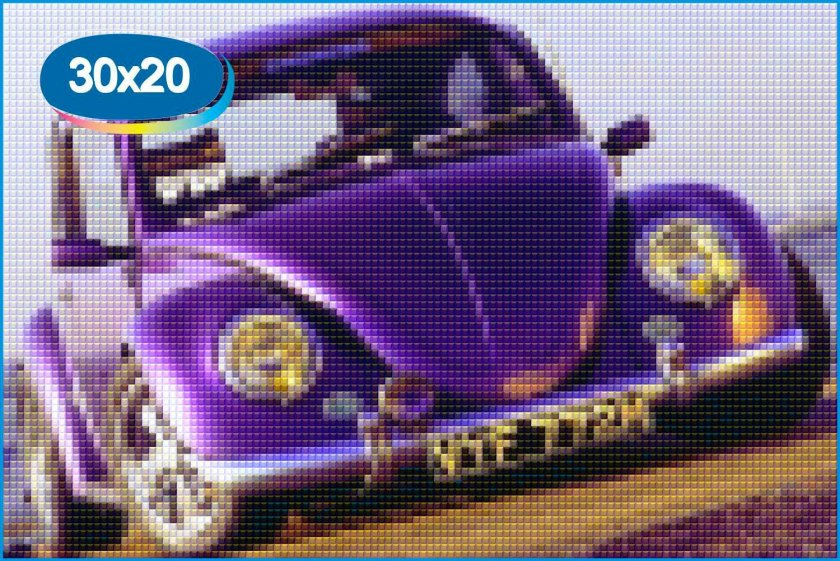 Фольксваген Жук фиолетовый