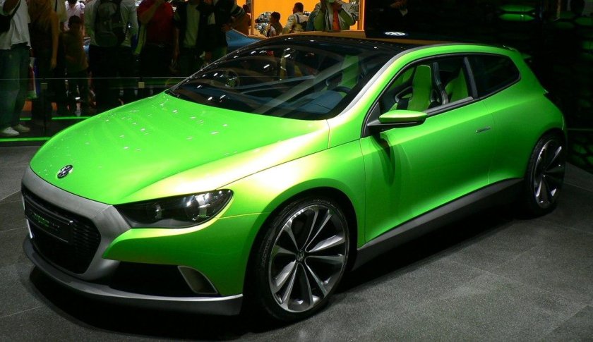 Фольксваген Сирокко зеленый