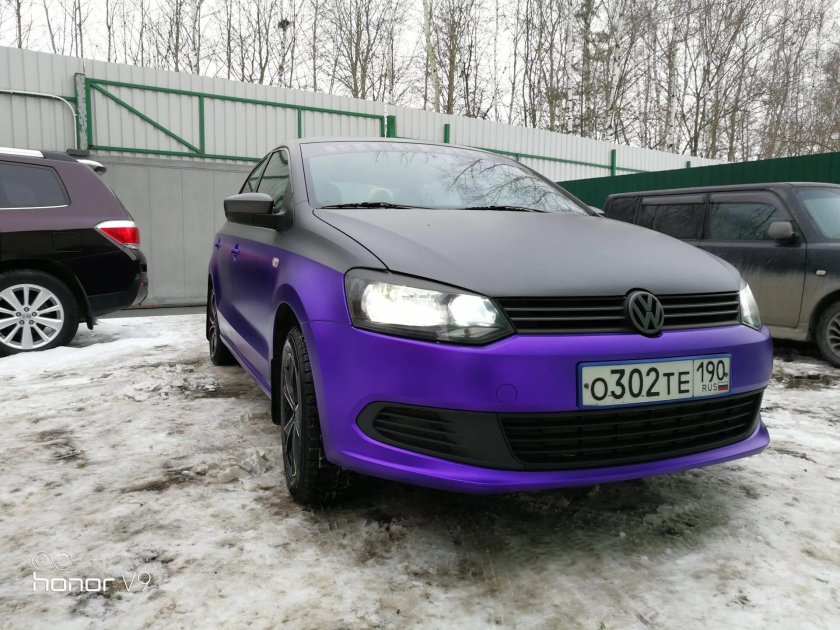 Фольксваген поло цвет хамелеон