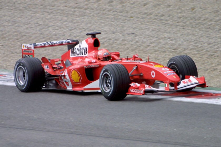 Ferrari f2004 #1 Michael Schumacher "Scuderia Ferrari" чемпион мира 2004