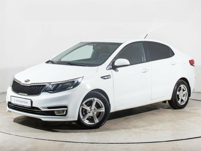 Kia Rio 2015 белая