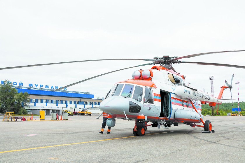 Вертолет ми-8 МЧС России