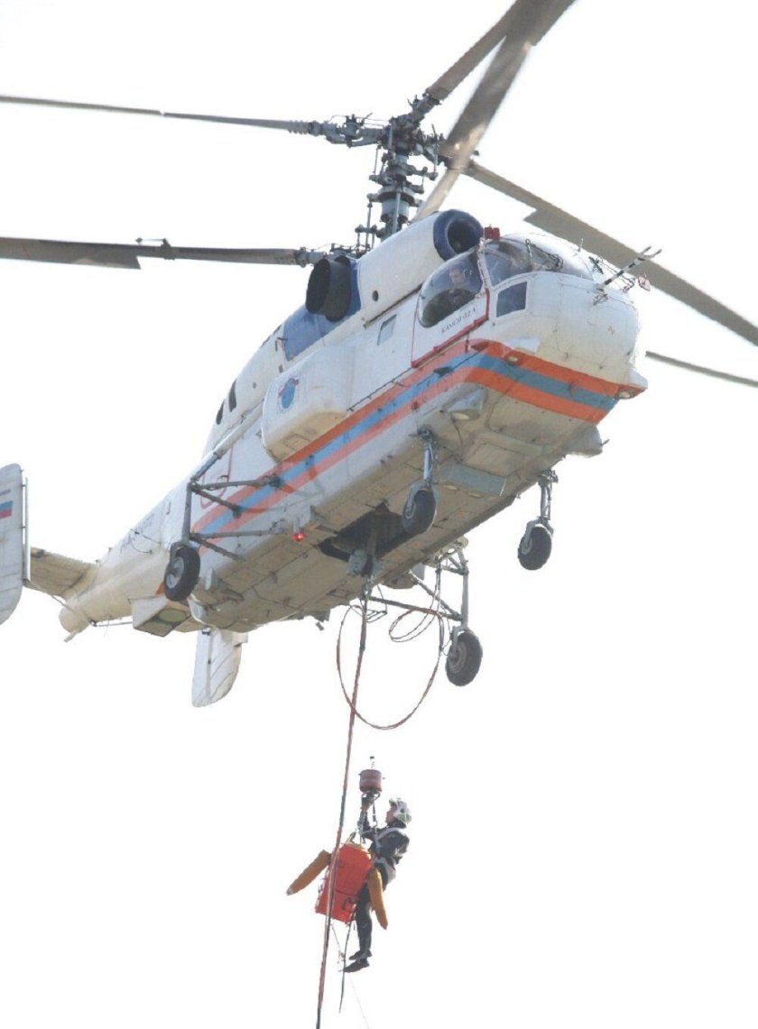 Пожарно-спасательный вертолет ка-32а