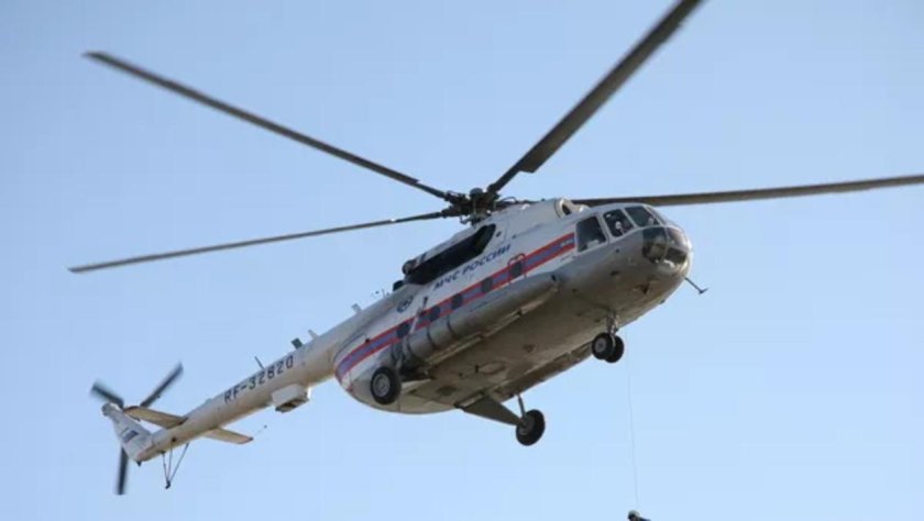 Санитарный вертолет ми-8